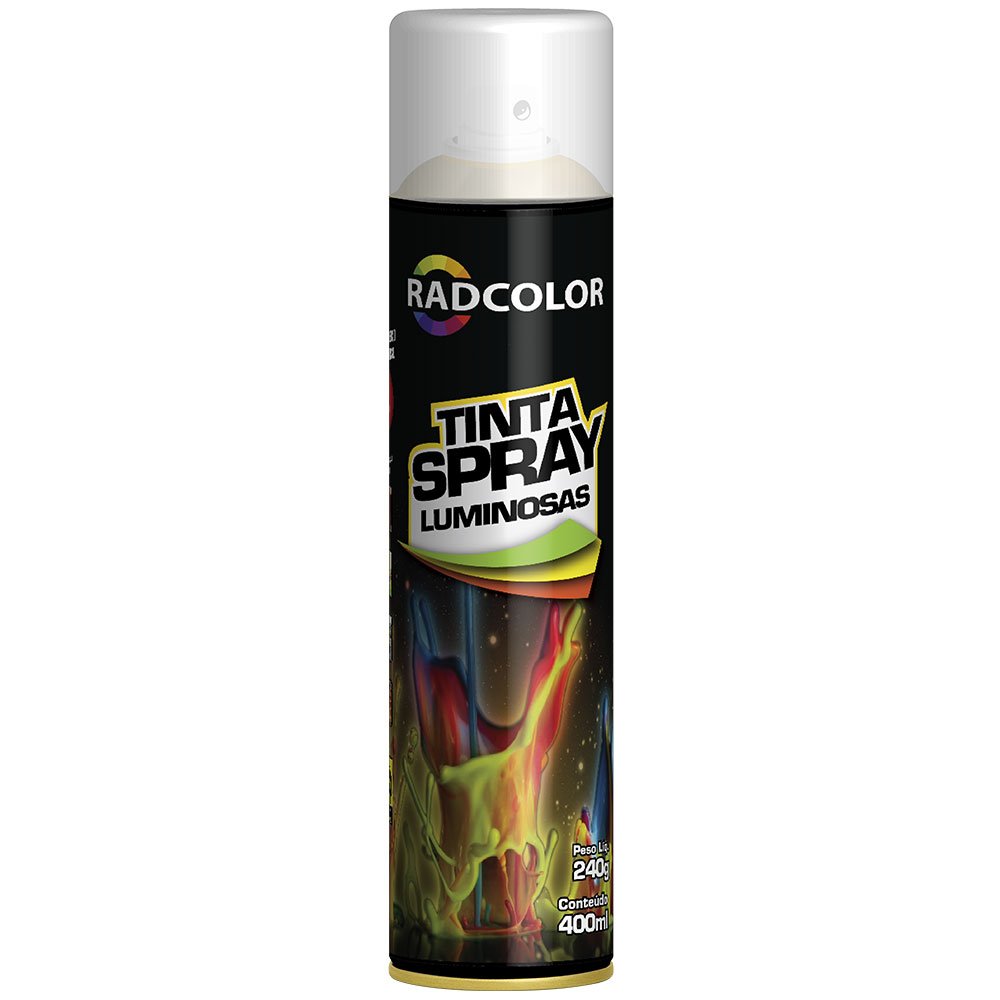 Tinta Spray Luminosa Fundo Branco 400ml/ 240g - Imagem zoom