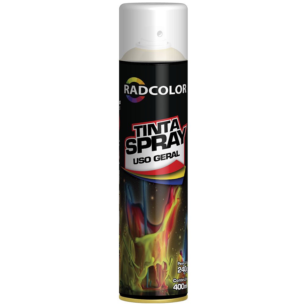 Tinta Spray Verniz Acrílico Fosco 400ml/ 240g-RADCOLOR-RC2126-01