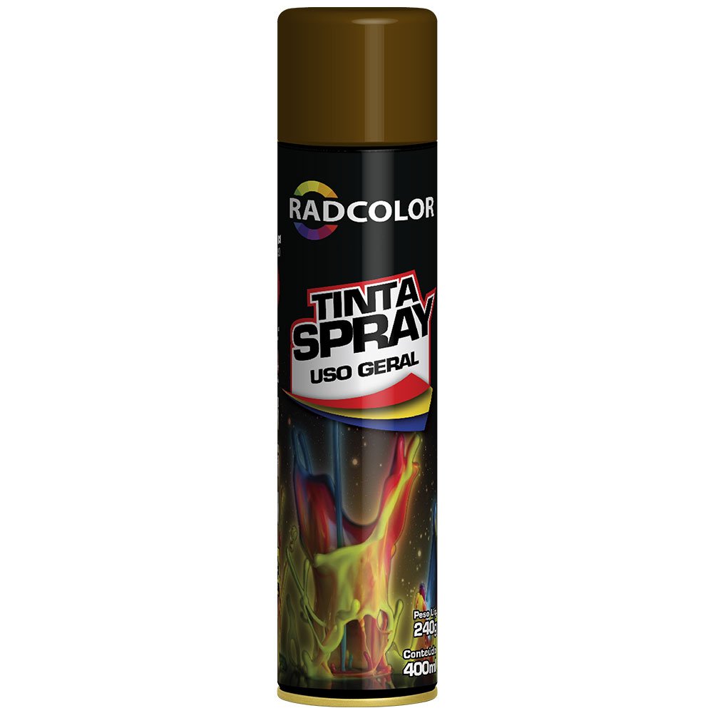 Tinta Spray Acrílica Uso Geral Marrom 400ml/ 240g - Imagem zoom