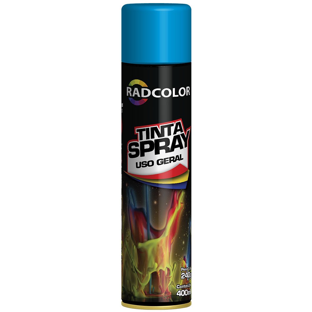 Tinta Spray Acrílica Uso Geral Azul Claro 400ml/ 240g - Imagem zoom