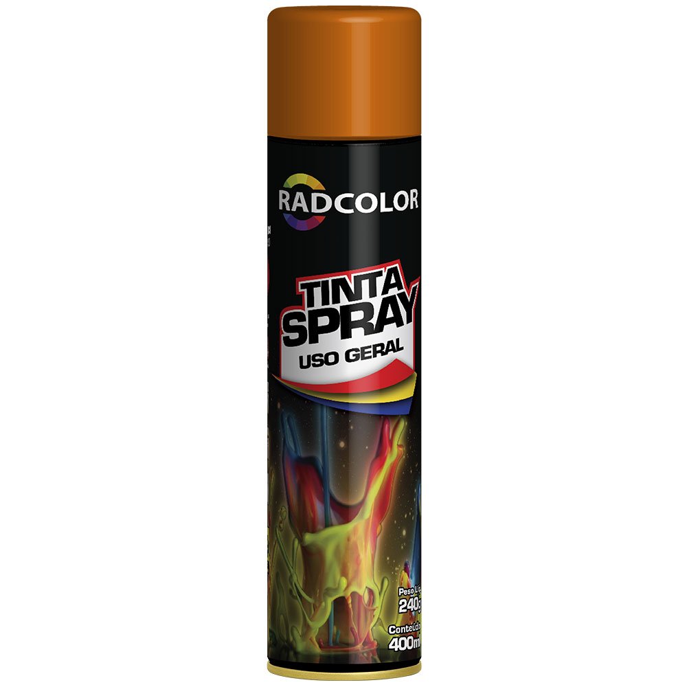 Tinta Spray Acrílica Uso Geral Laranja 400ml/ 240g - Imagem zoom