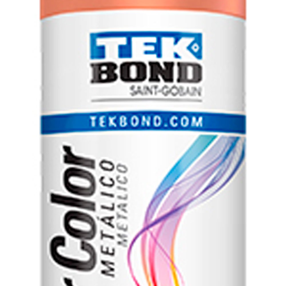 Tinta Spray Super Color Metálico Cobre Rose 350ml/250g - Imagem