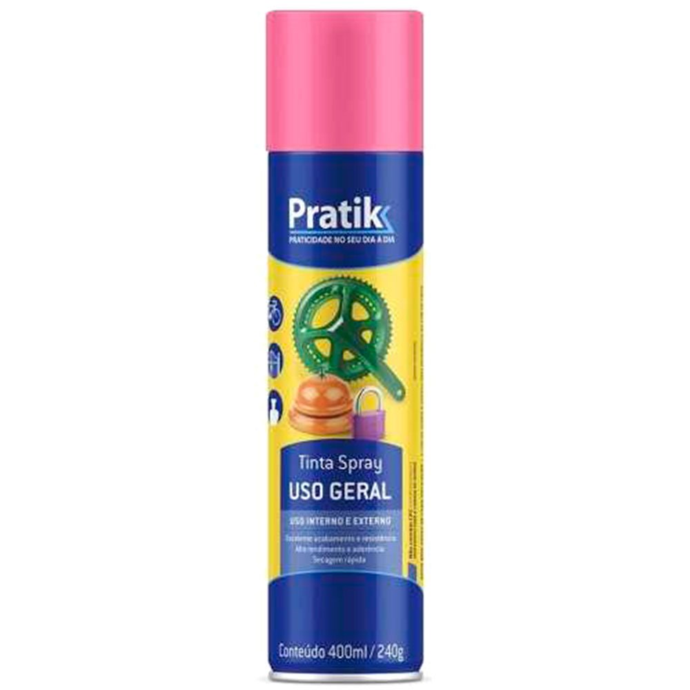 Tinta Spray Rosa 400ml-PRATIK-5300652