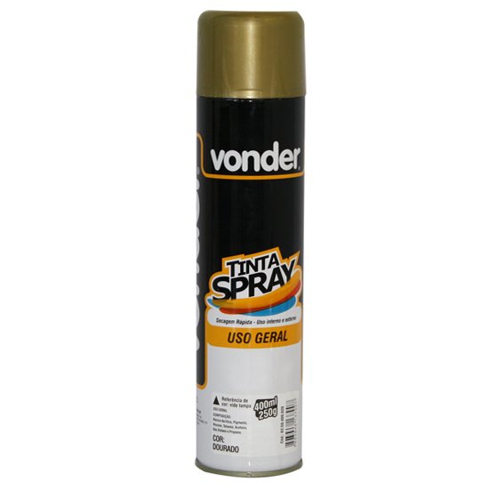 Tinta Spray Dourado 400ml - Imagem zoom
