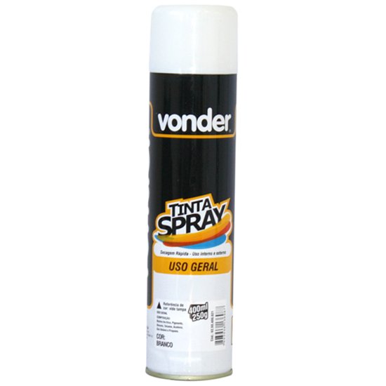 Tinta Spray Branco 400ml-VONDER-6250400021