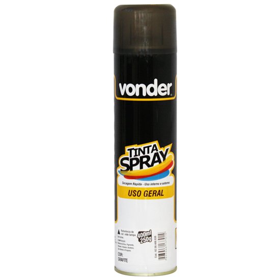 Tinta Spray Grafite 400ml-VONDER-6250400030