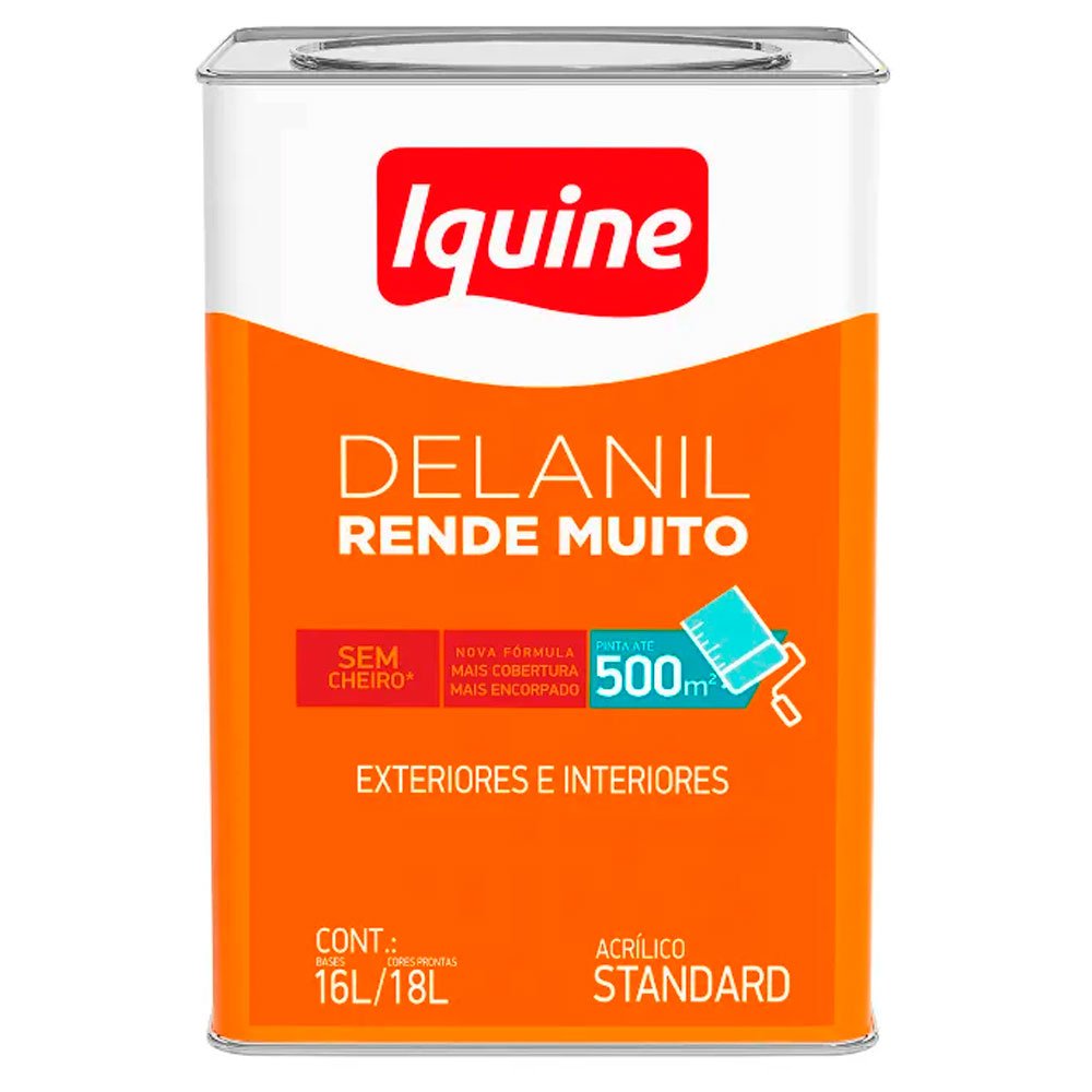 Delanil Rende Muito Tinta Acrílica Standard 18L Perola  - Imagem zoom
