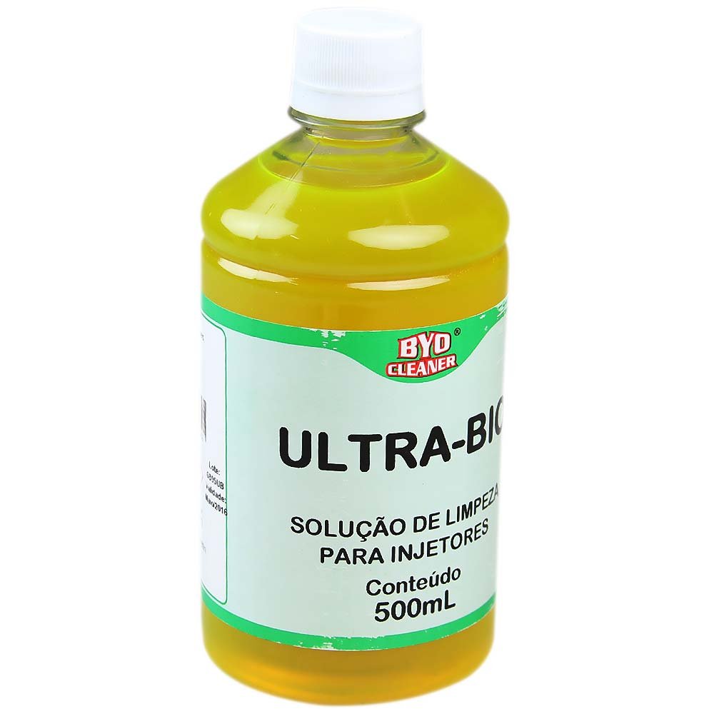 Líquido para Limpeza de Bicos Injetores Ultra-Bio 500ml-BYO CLEANER-UB-500