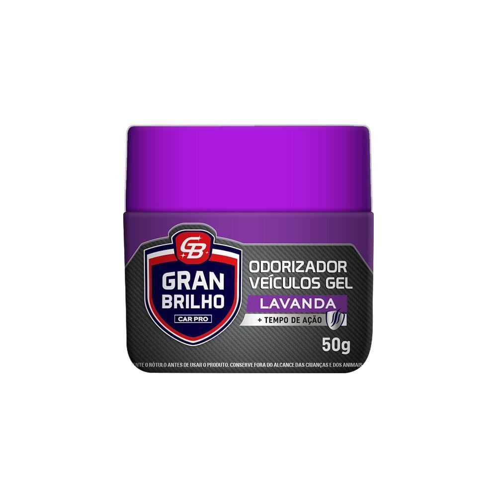 Odorizador de Veículos em Gel Lavanda 50g – C253 GRAN BRILHO - Imagem zoom