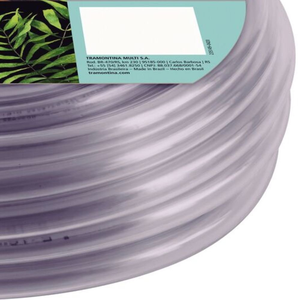 Mangueira Cristal em PVC 5/16Pol. 15mx1,5mm TRAMONTINA-79115156  - Imagem