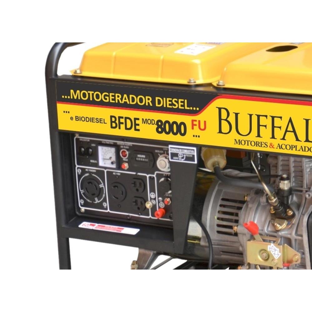 Motogerador Diesel Buffalo 6KVA Mono P Elétrica Fumageiro - Imagem