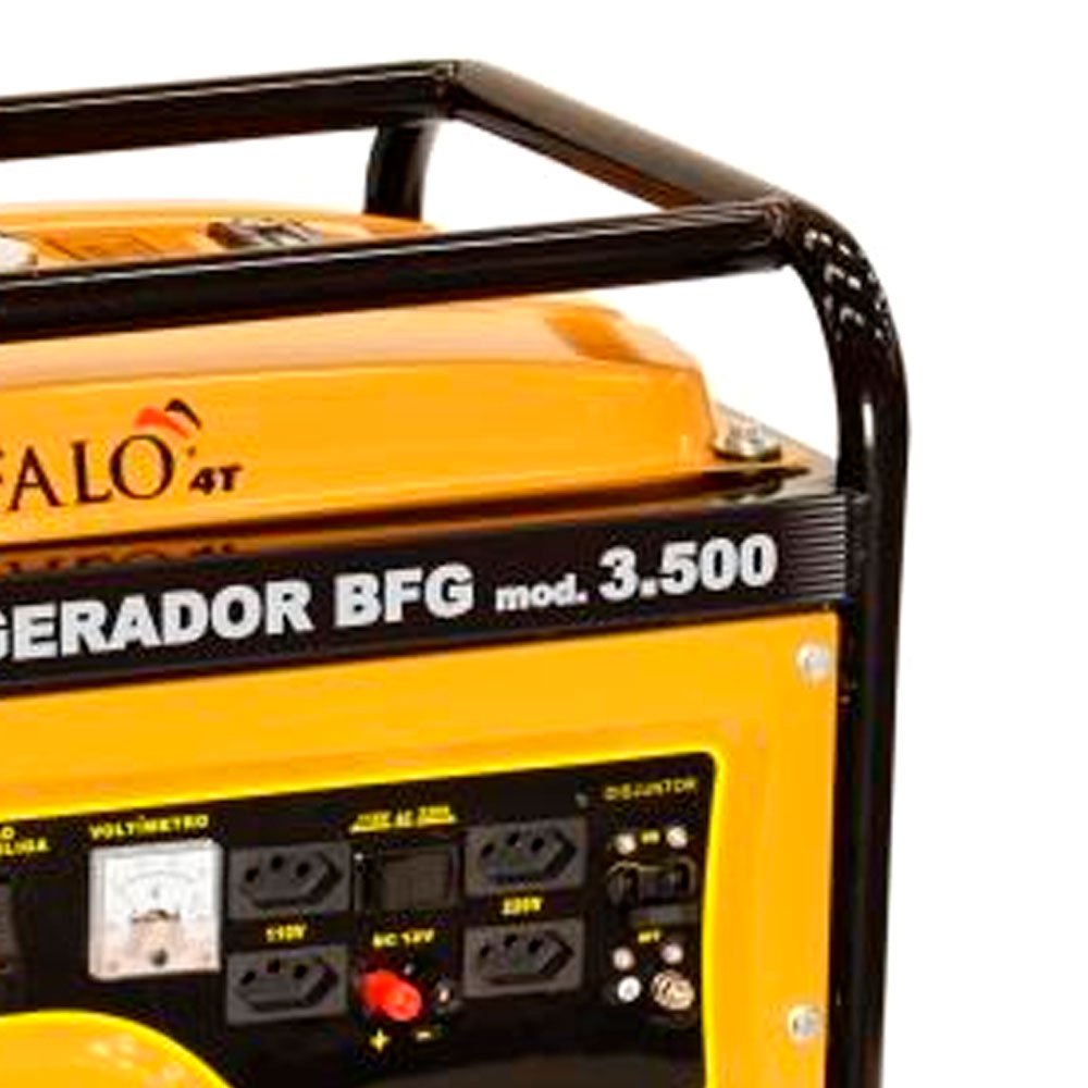 Motogerador BFG 3500 à Gasolina 4T 7CV 208CC Monofásico com Partida Manual - Imagem