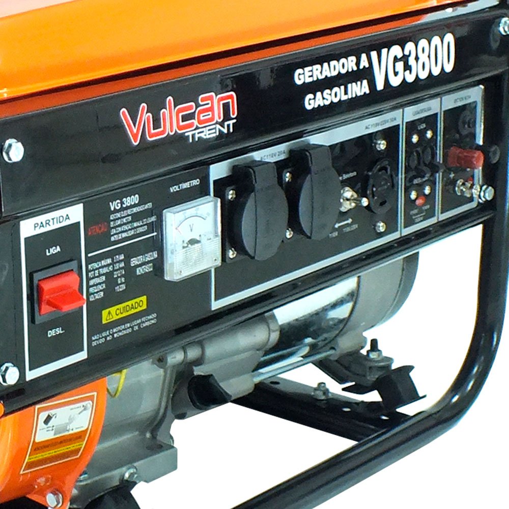 Gerador Gasolina VG3800 4T 208CC 7HP 3,00kva Bivolt Partida Manual - Imagem zoom
