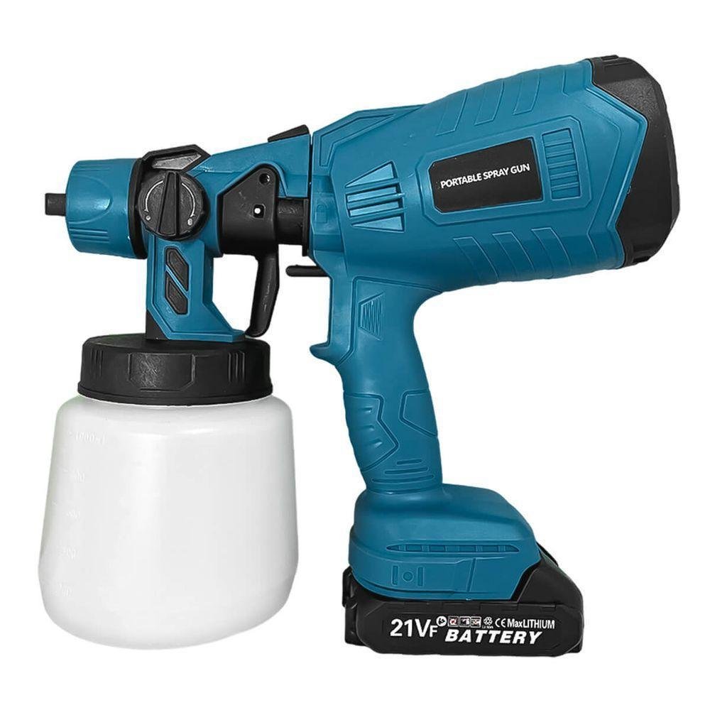 Pulverizador Spray Eletrico Portatil 21v 3 Bicos 2 Baterias - Imagem zoom