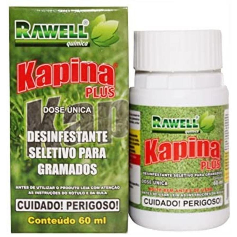 Kapina Plus 60 ml  Elimina Tiririca e Folha Larga do Gramado esmeralda-Nutriagro-323522
