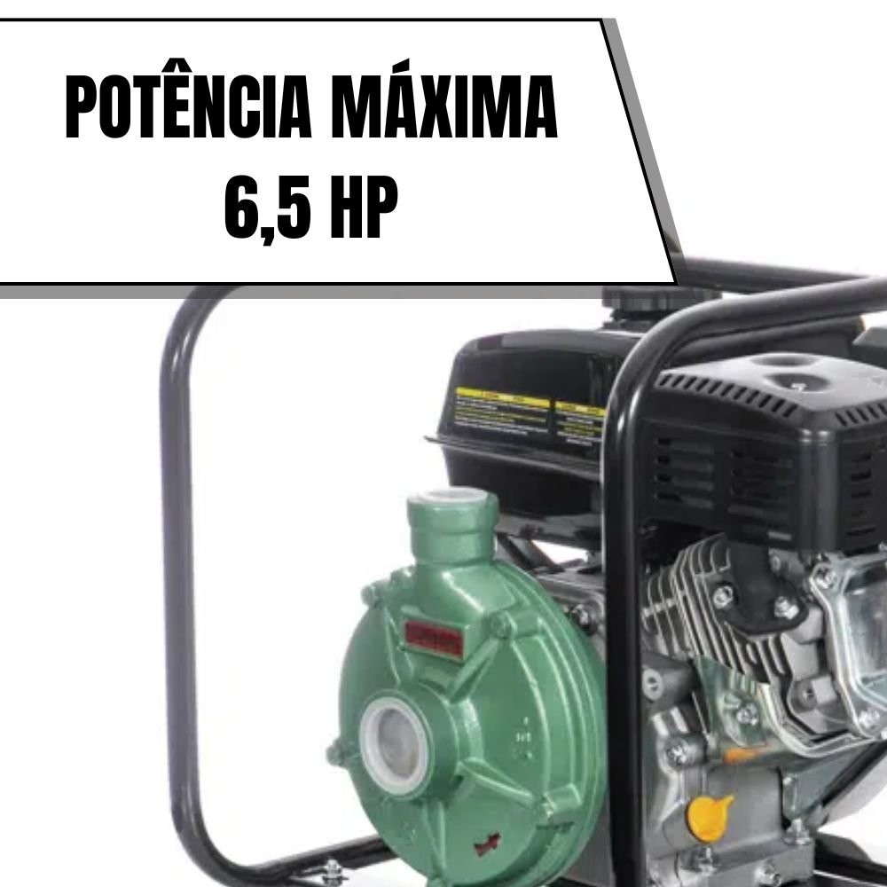 Motobomba Centrífuga a Gasolina TWP25C-XP 4T 6,5HP 1-1/2 x 1 Pol. com Partida Manual - Imagem