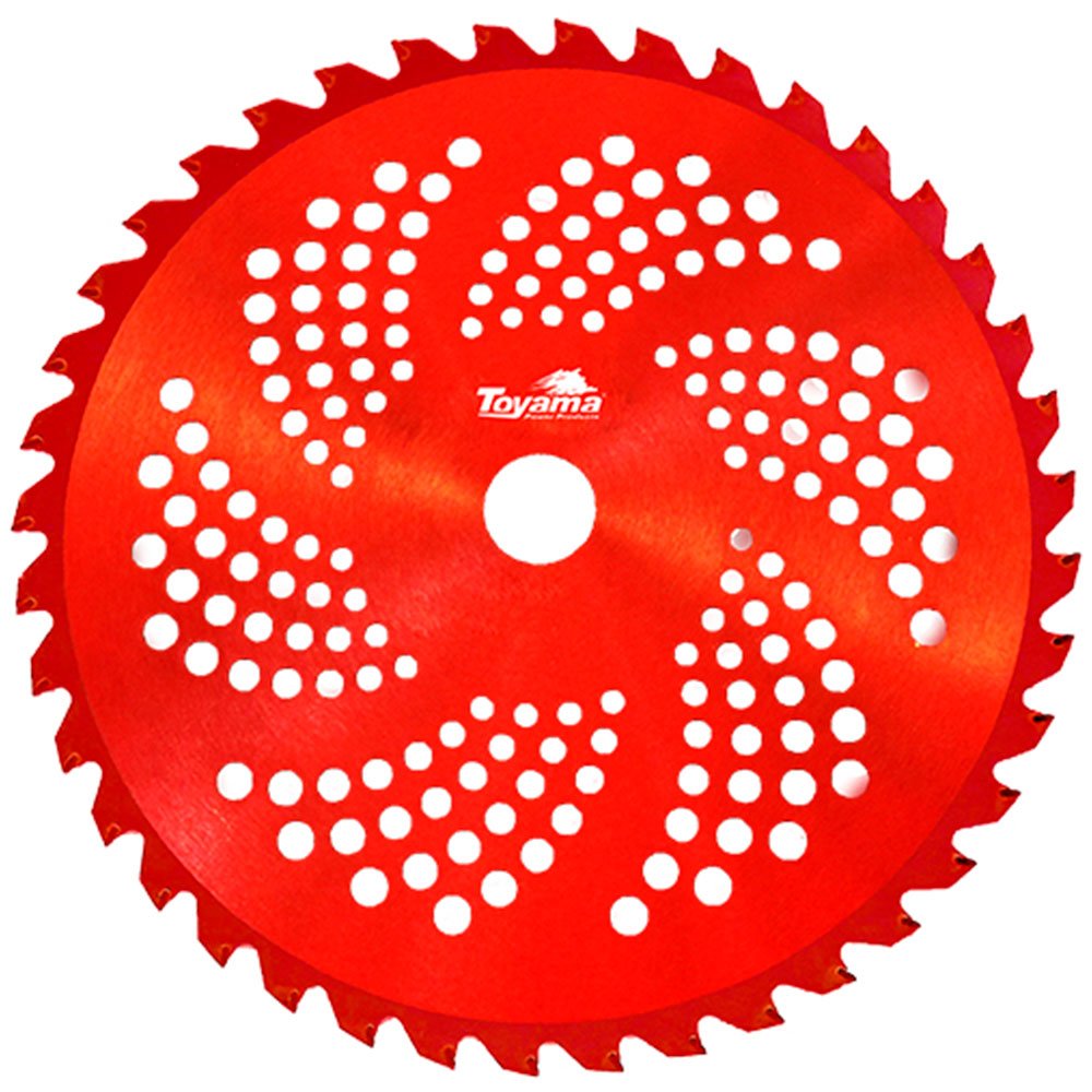 Lâmina Circular Vermelha com Vídea 255 x 20mm 40 Dentes para Roçadeira - Imagem zoom