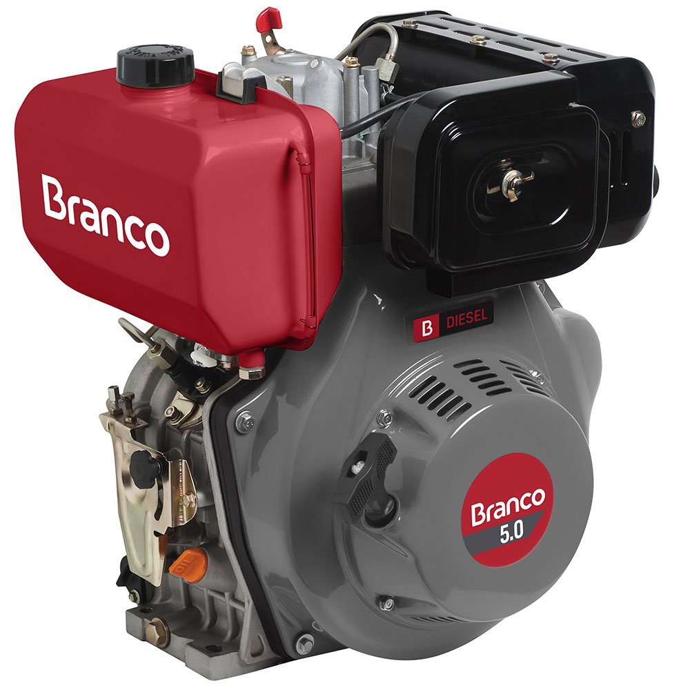 Motor a Diesel 5,0CV 211CC com Partida Elétrica-BRANCO-90311701