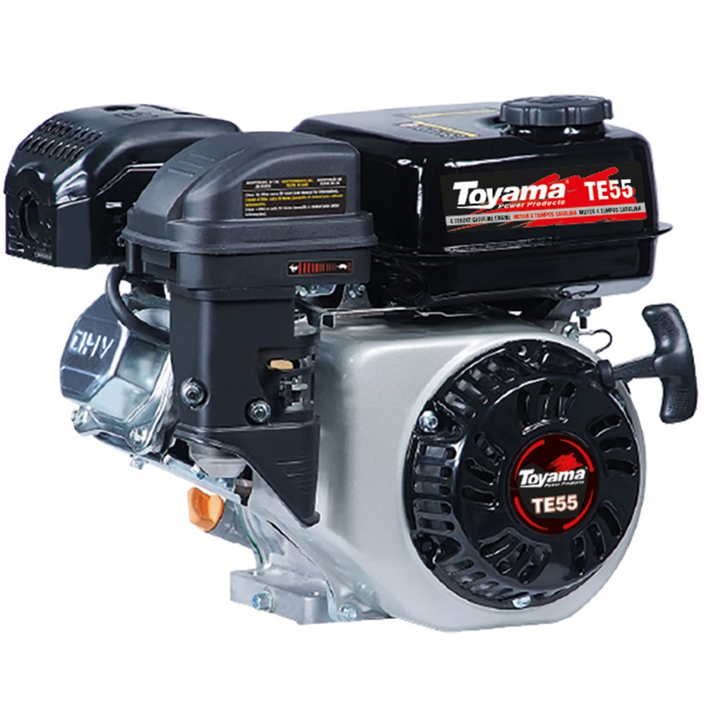 Motor à Gasolina TE55 4T 5,5HP 163cc Monocilíndrico com Partida Manual-TOYAMA-004-003