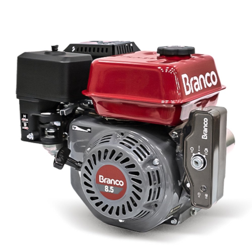 Motor a Gasolina B4T 8,5CV 4T 270CC com Partida Elétrica e Alerta de Óleo-BRANCO-90315785