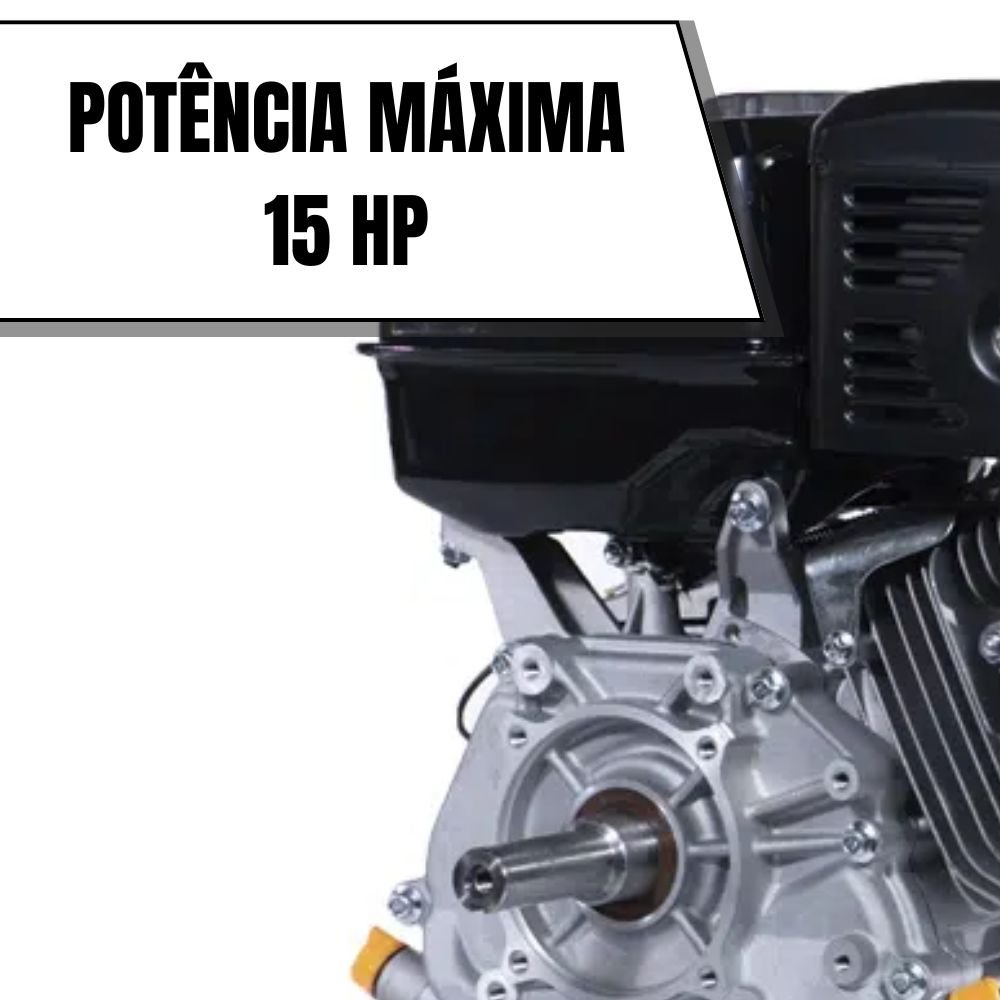 Motor a Gasolina TE150-XP 15HP 420CC com Partida Manual - Imagem