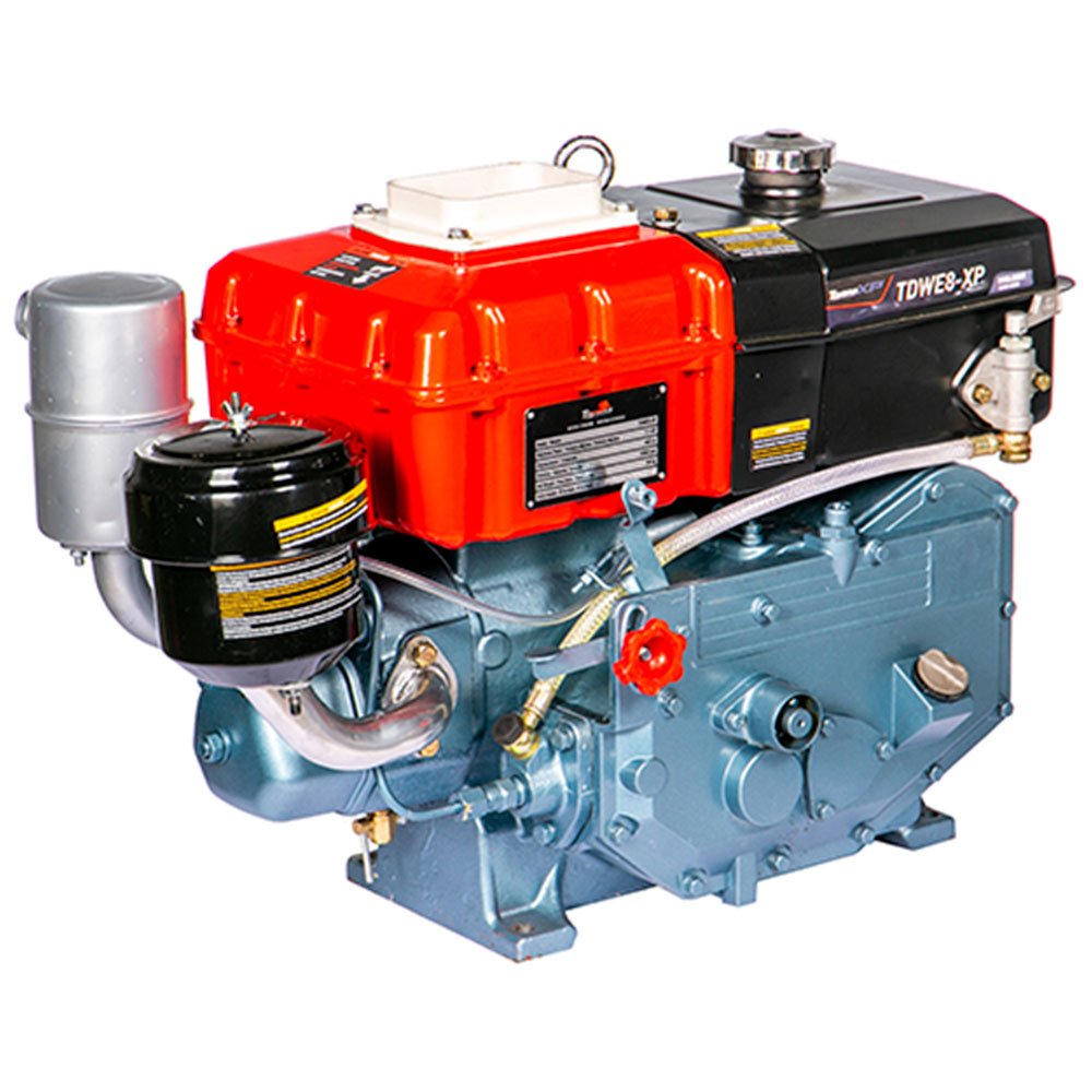 Motor a Diesel TDWE8-XP Refrigerado a Água Evaporação 4T 7.7HP 402CC com Partida Manual  - Imagem zoom