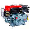 Motor a Diesel TDWE8R-XP Refrigerado a Água Radiador 4T 7.7HP 402CC com Partida Manual  - Imagem 1