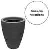 Vaso Cônico Tijolinho 47 Cinza 35x47cm em Polietileno - Imagem 2