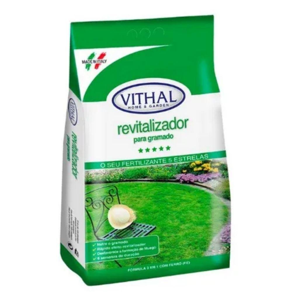 Fertilizante Revitalizador Grama Vithal 1kg + Matt Tiririca - Imagem zoom