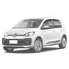 Calha de Chuva Volkswagen UP 2014 a 2021 Acrílico Fumê Tgpoli - Imagem 5