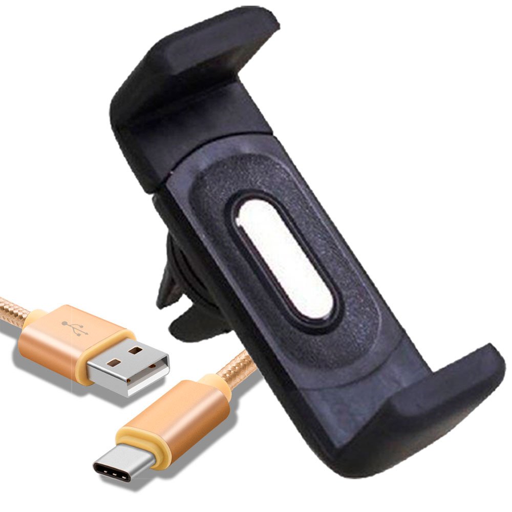 Suporte de Smartphone para Saída de Ar com Cabo USB-C - Imagem zoom