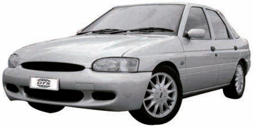 Para-choque dianteiro Escort 1997-2003 - Imagem