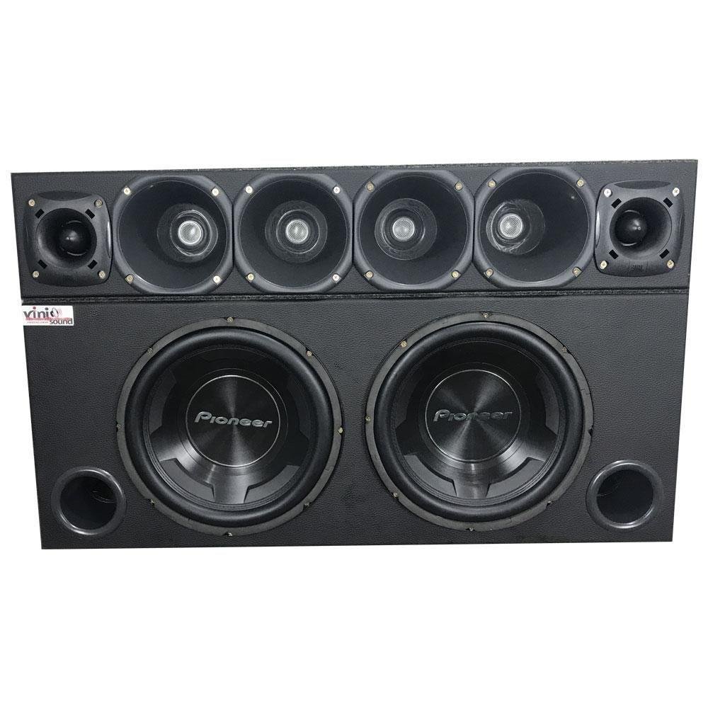 2 Subwoofer Pioneer Ts-w3090br Corneteira 4 D250x 2 St200 - Imagem zoom