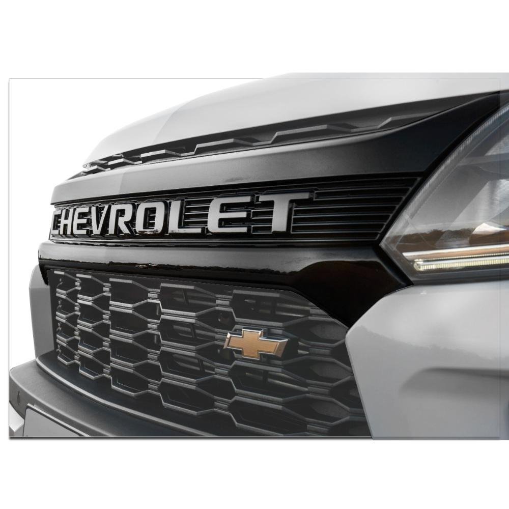 Grade Frontal S10 Trailblazer 2021 a 2023 LT LTZ Preto Modelo High Country - Imagem