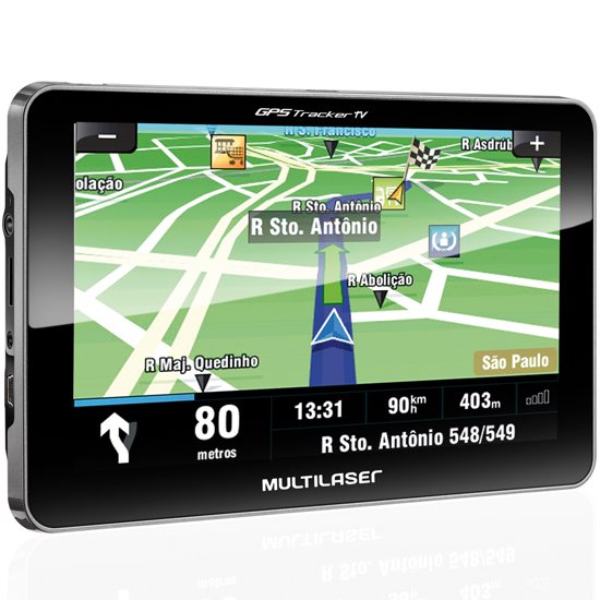 GPS Tracker Touchscreen 7.0 Pol com TV Digital - Imagem zoom