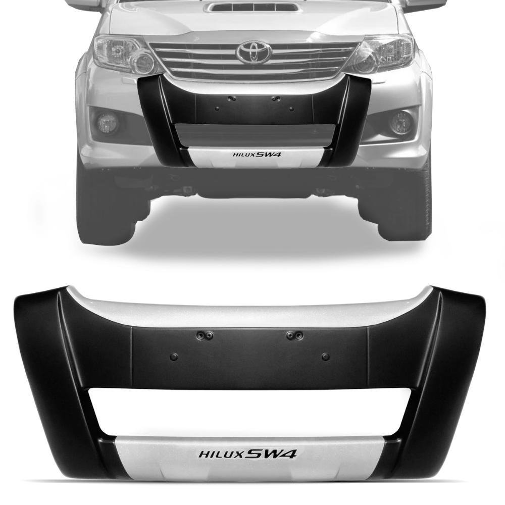 Overbumper Hilux Sw4 2012 a 2015 Front Bumper Protetor Preto-Dfender-276466
