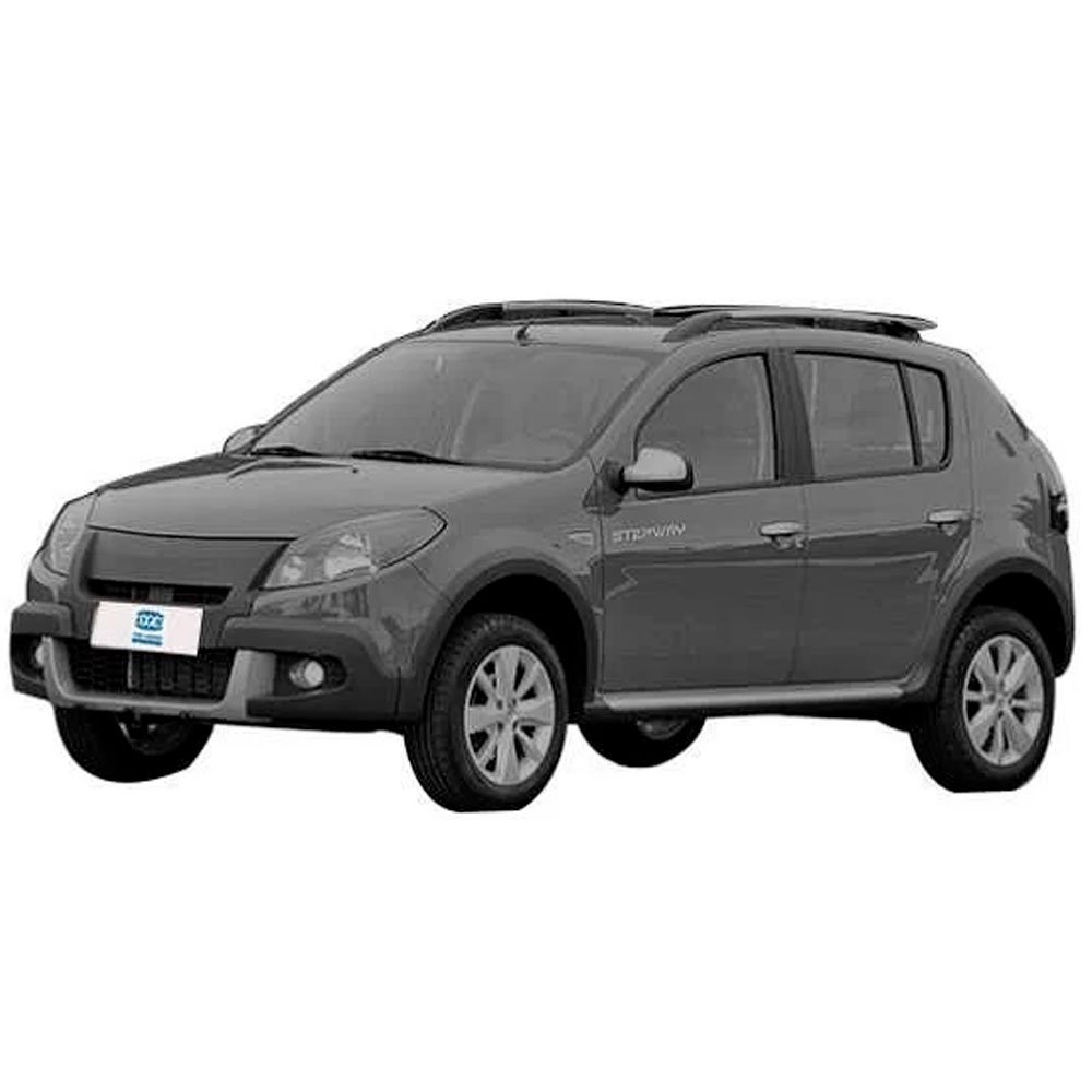 Para-choque Dianterio Sandero Stepway 2012 2013 2014 Preto Liso com e sem Farol  - Imagem