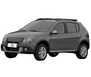 Para-choque Dianterio Sandero Stepway 2012 2013 2014 Preto Liso com e sem Farol  - Imagem