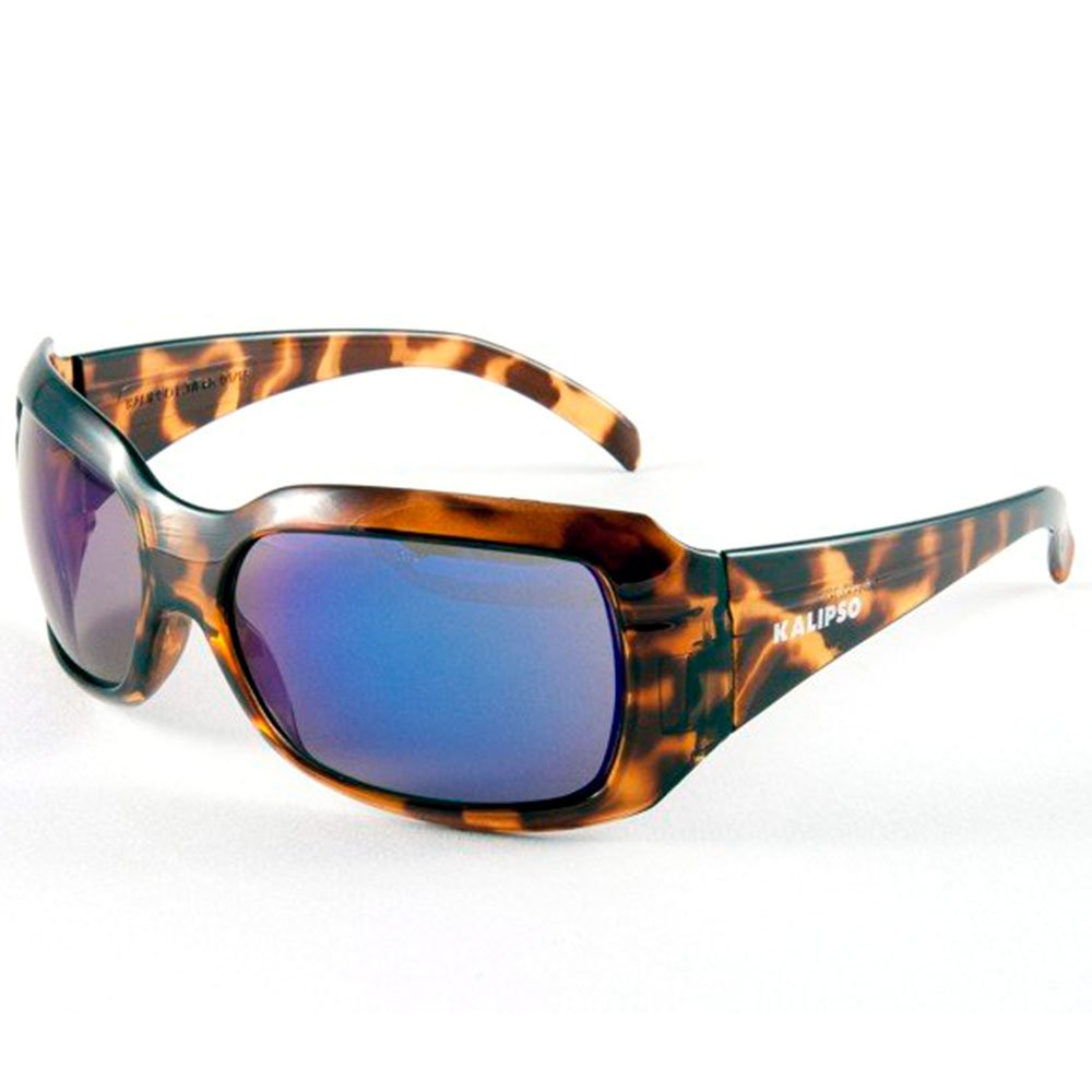 Óculos de Proteção Ibiza Azul Espelhado com Armação Marrom - Imagem zoom