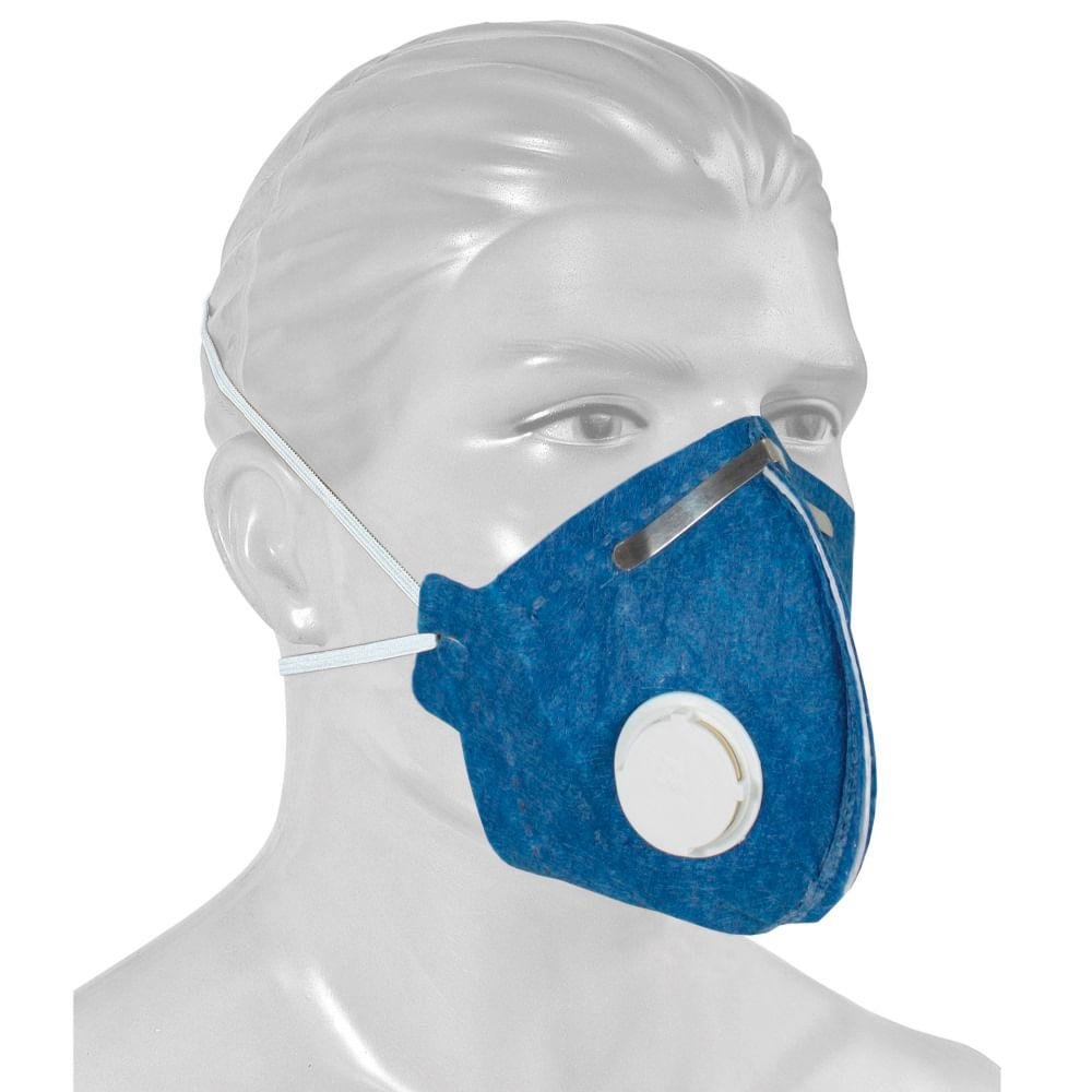 Máscara Respiratória Descartável PFF2 com Válvula Ref. PPR 08 Proteplus 293,0004-PROTEPLUS-240431