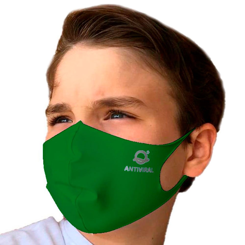 Máscara de Tecido Antiviral Verde Infantil-CHROMALIQUIDO-CLOMASC002PA-VERDE