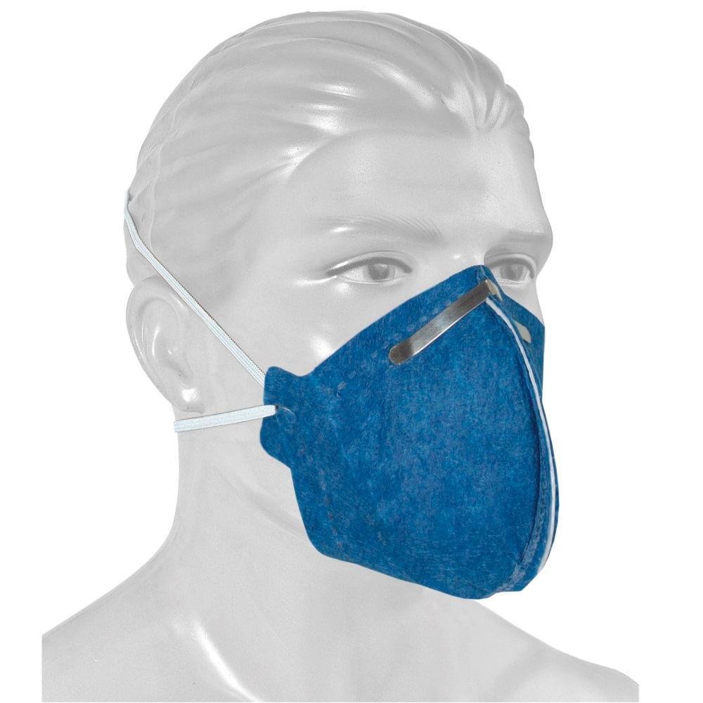 Máscara Respiratória Descartável PFF1 sem Válvula Ref. PPR 05 Proteplus 293,0001 - Imagem zoom