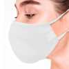 25 Máscaras Respiratória Reutilizável em Tecido Duplo Branco - Imagem 5
