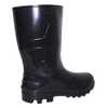 Bota de Segurança Safety Boots em PVC 6028P Preto Cano Médio N°37 - Imagem 2
