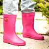 Bota de PVC, rosa, com forro, 34/35,  - Imagem 5