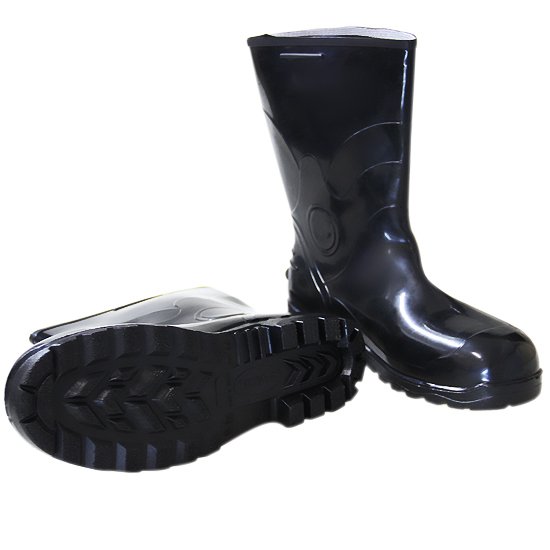 Bota Impermeável de PVC Acqua Flex com Cano Curto Preto N° 36 - Imagem