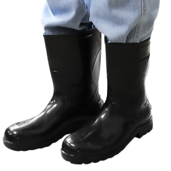 Bota Impermeável de PVC Acqua Flex com Cano Curto Preto N° 36 - Imagem