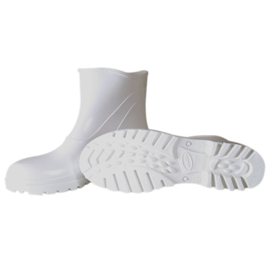 Bota Impermeável de PVC Acqua Flex com Cano Extra Curto Branco N° 42 - Imagem