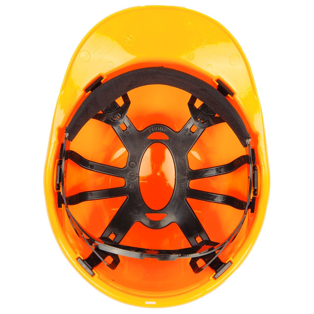 Capacete de Segurança Laranja Fluorescente com Carneira Sintética Genesis LIBUS-999176  - Imagem