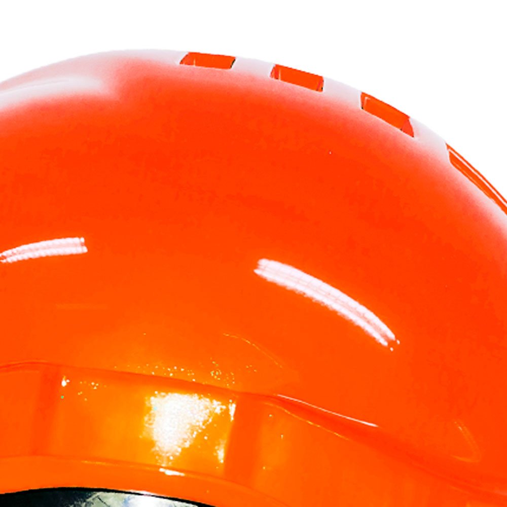 Capacete de Segurança Laranja Fluorescente com Carneira Sintética Genesis LIBUS-999176  - Imagem